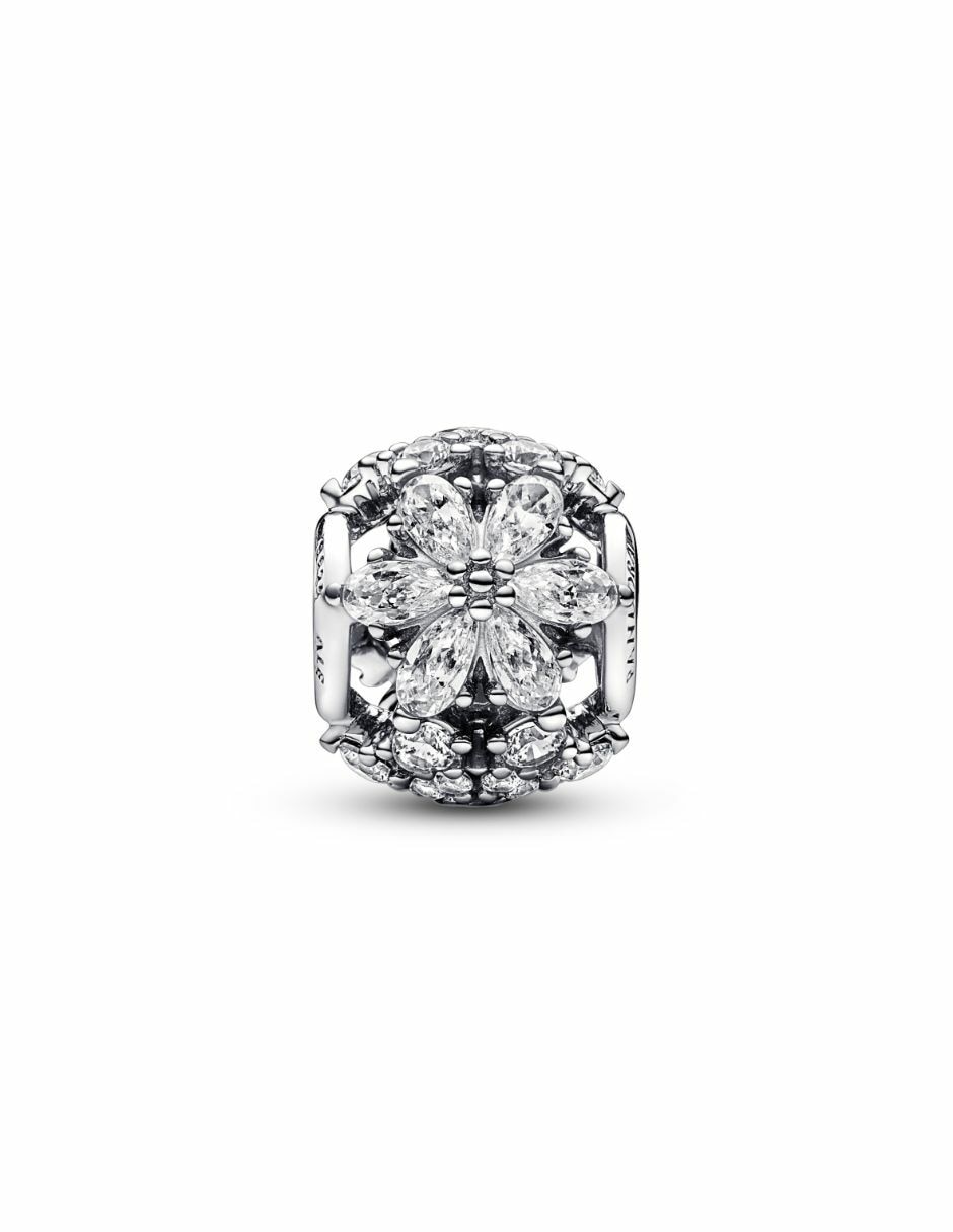 Charm redondo timeless de plata P 925 zirconia cúbica 2