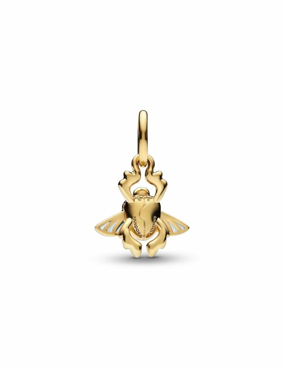 Colgante redondo disney x de plata P 925 zirconia cúbica 2