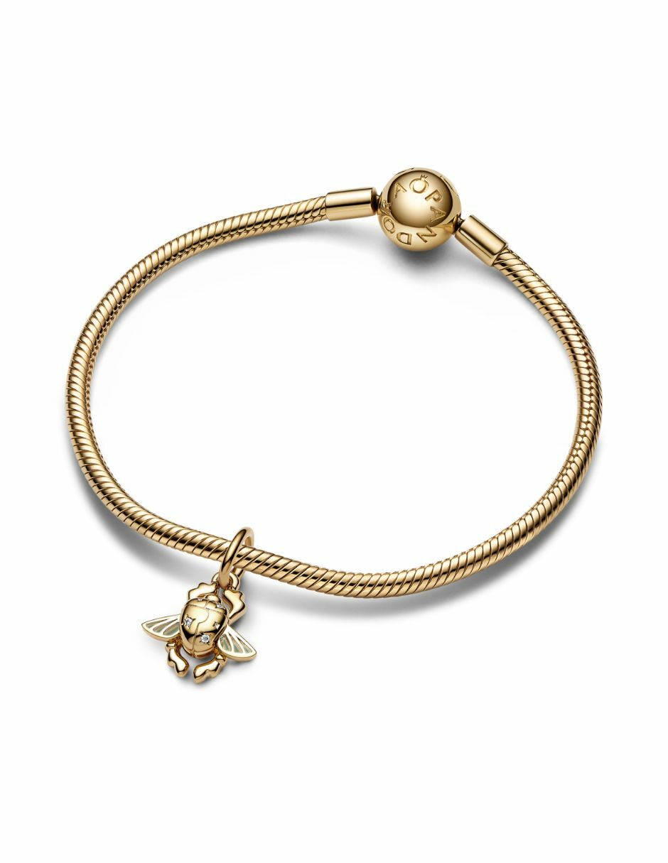 Colgante redondo disney x de plata P 925 zirconia cúbica 3