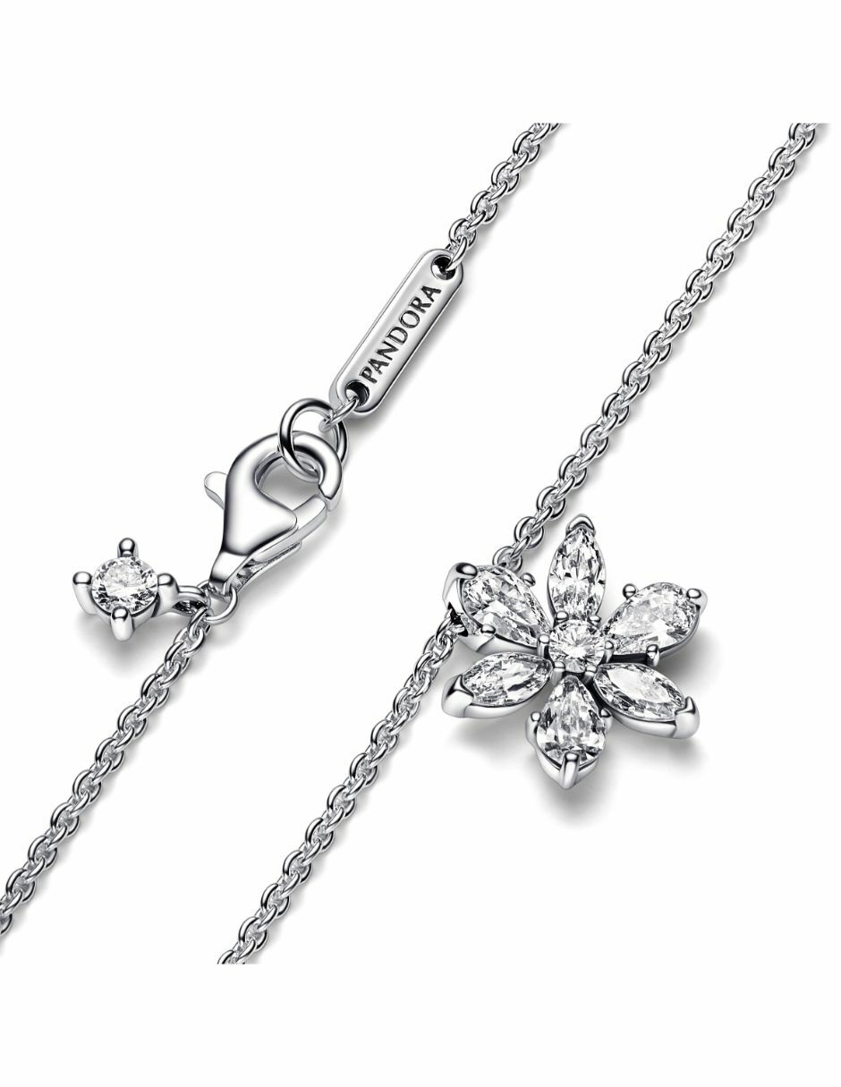 Collar de flor de plata P 925 2