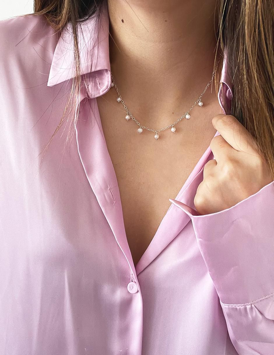 Collar Perlas de plata P 925 3