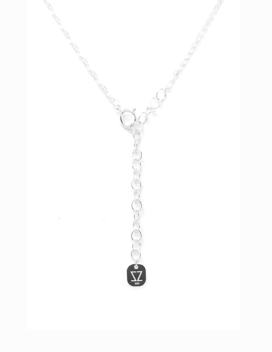 Aretes y collar de caballito mar Seahorse de plata P925 Swarovski 5