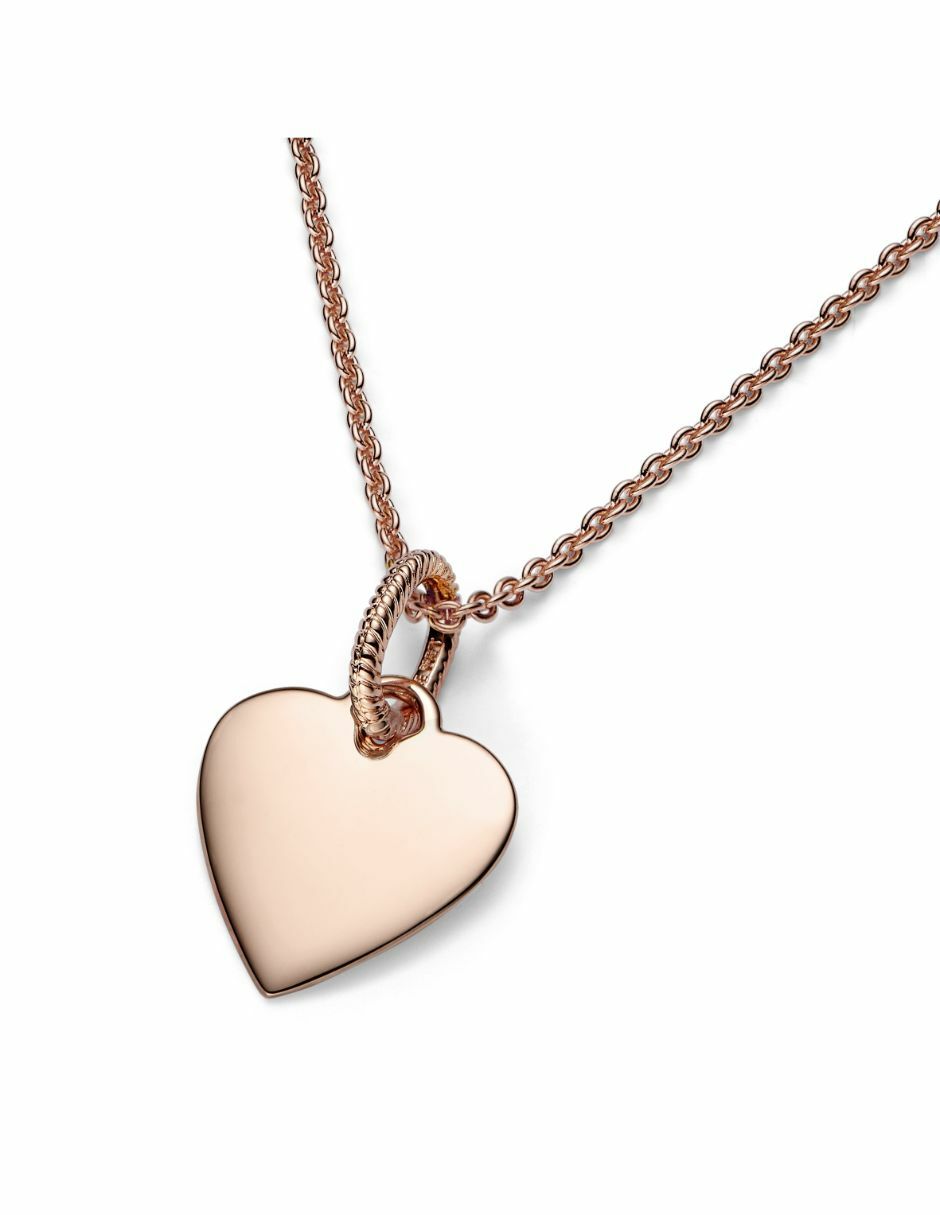 Charm de corazón moments de plata 14 K 4