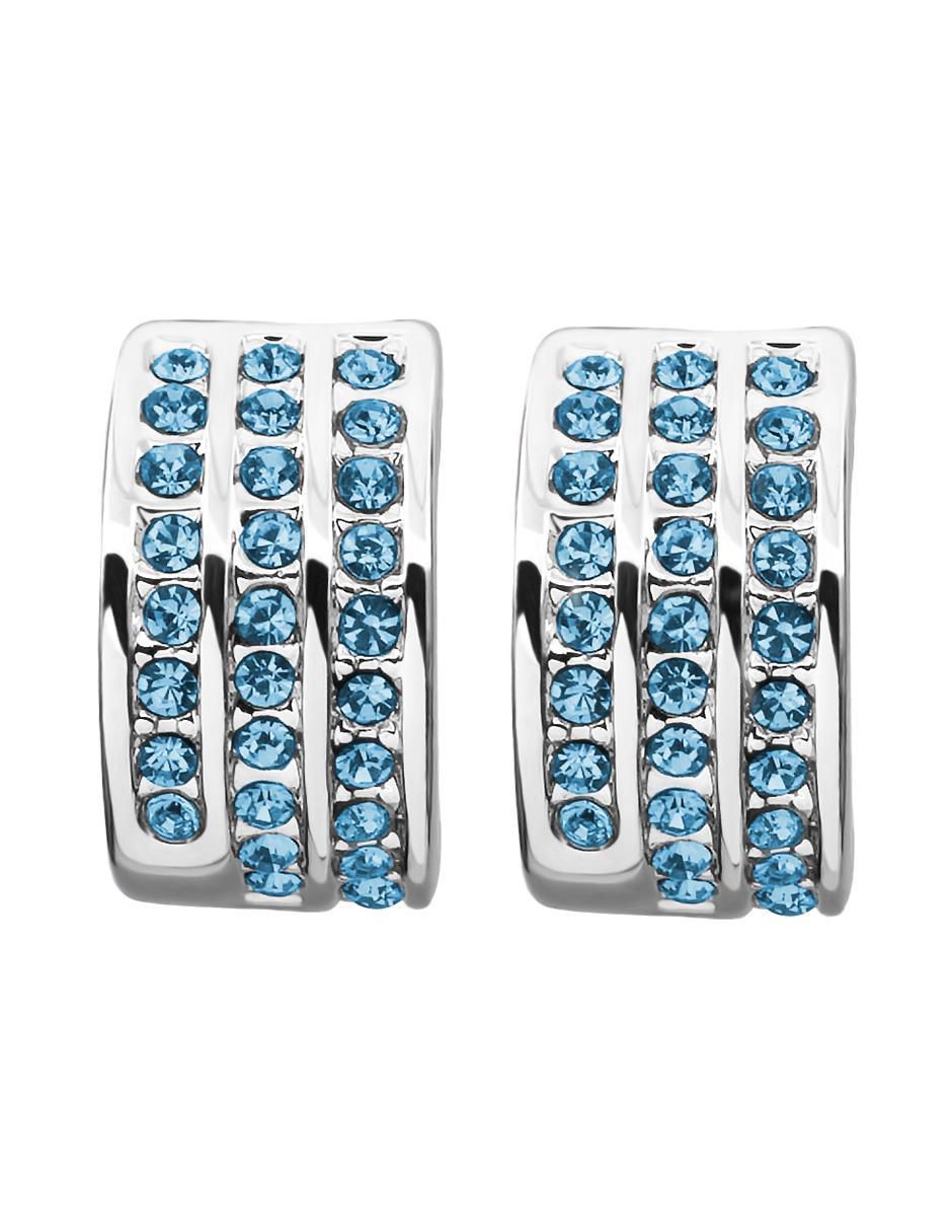 Arracadas con acabado brillante cristal