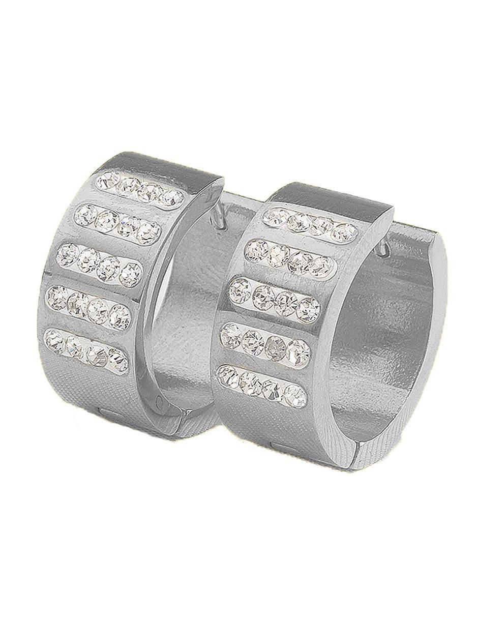 Arracadas con acabado brillante cristal