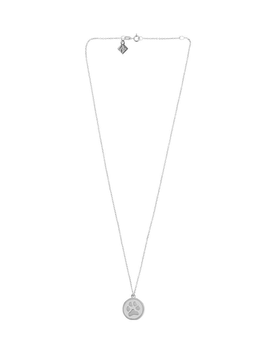 Collar de huella Huellas de plata P 925 Collar de huella Huellas de plata P 925