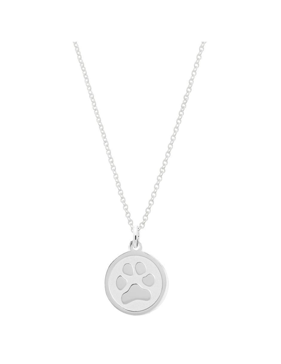 Collar de huella Huellas de plata P 925 2