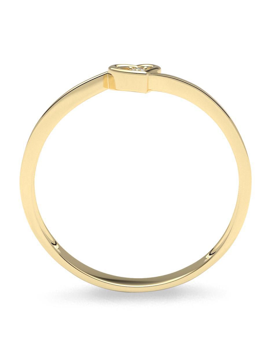 Anillo "de (si aplica)" corazón amelie joyas sin colección sin temática 14 k "de" oro zirconia