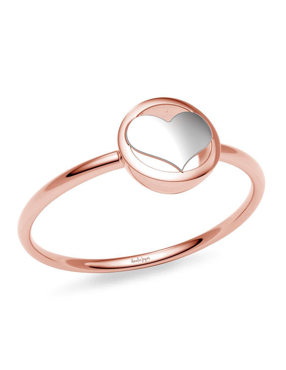 Anillo 14 k de oro zirconia brillante 3
