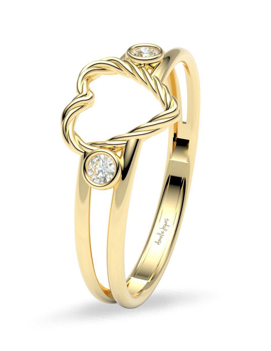 Anillo amelie joyas sin colección