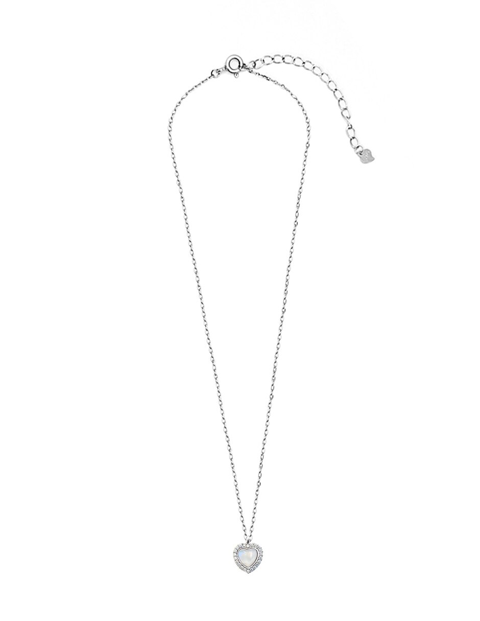 Collar de corazón Estacional de plata P 925 1
