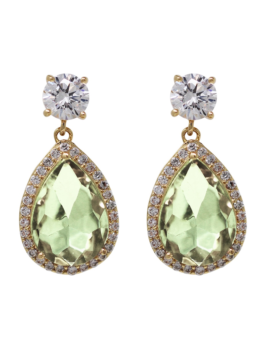 Aretes de gota Nolita con acabado brillante fantasía 1