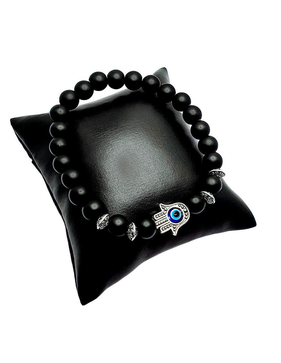 Pulsera Hamsa Ojo Turco con acabado brillante 2