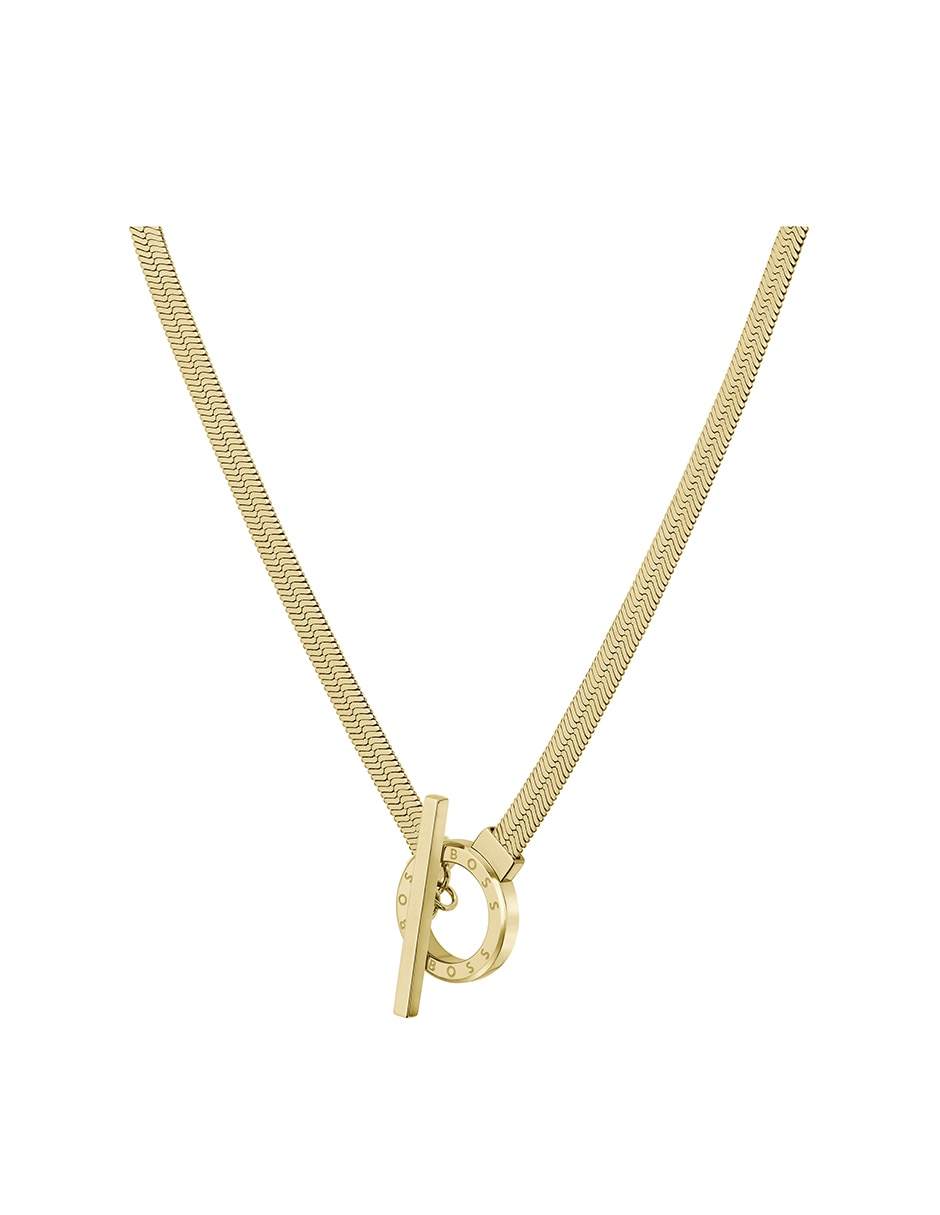 COLLAR HUGO BOSS ZIA, UNITALLA, DORADO