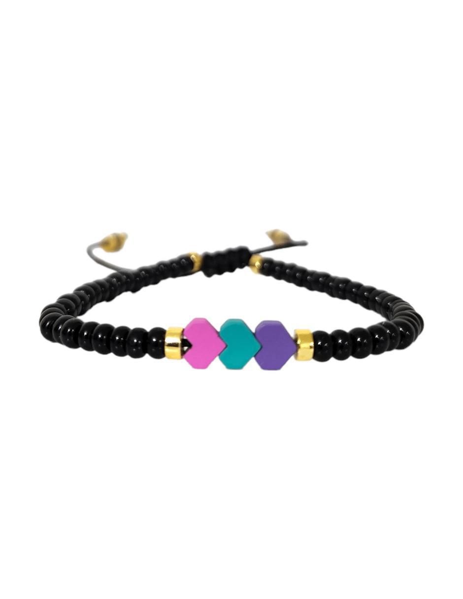 Pulsera koua itz de cristal joyeria para amigas con acabado cristal