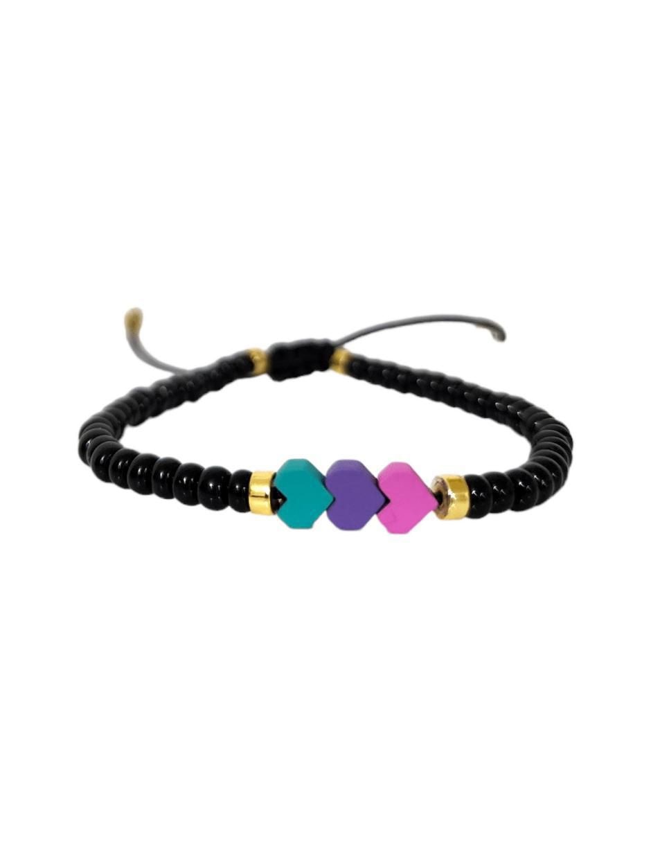 Pulsera koua itz de cristal joyeria para amigas con acabado cristal