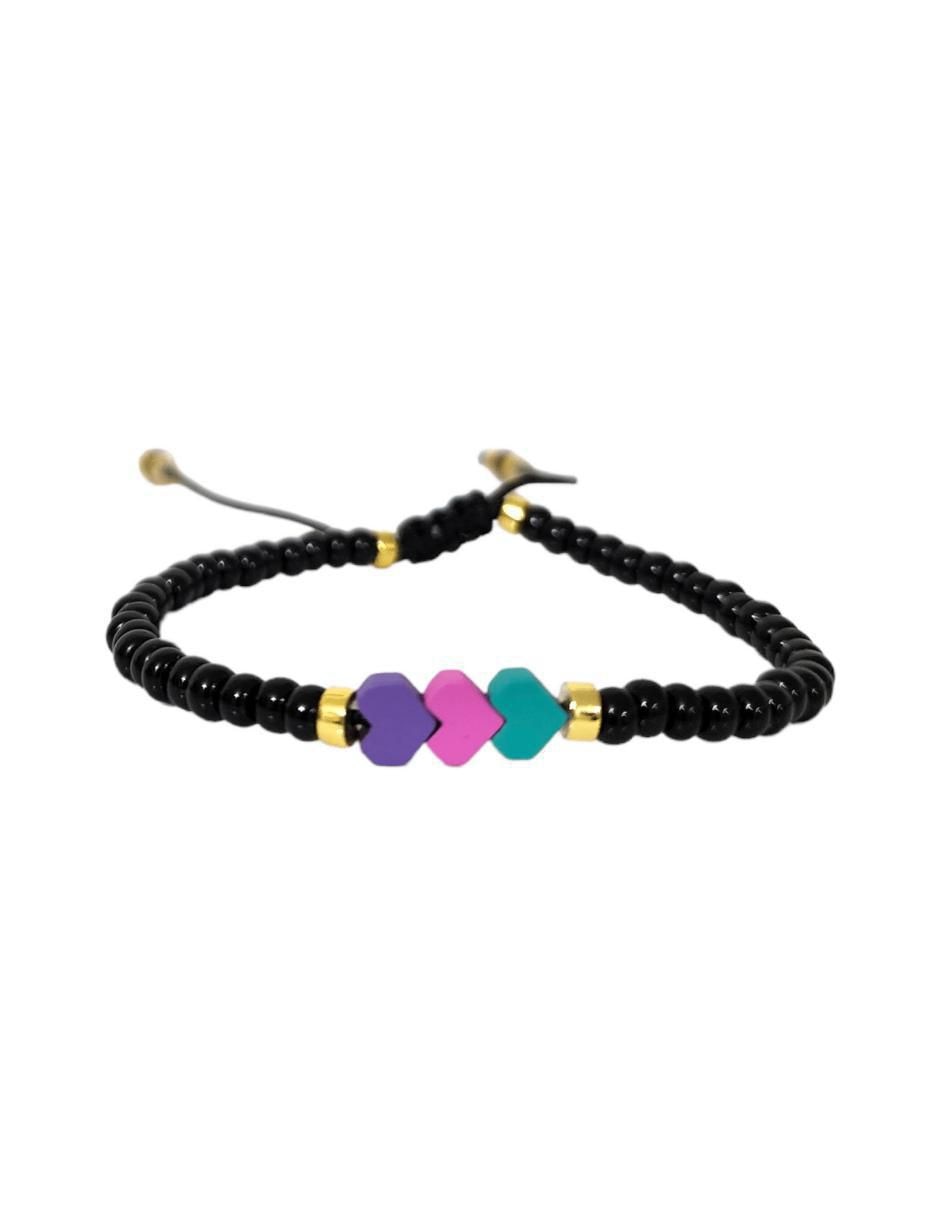 Pulsera koua itz de cristal joyeria para amigas con acabado cristal
