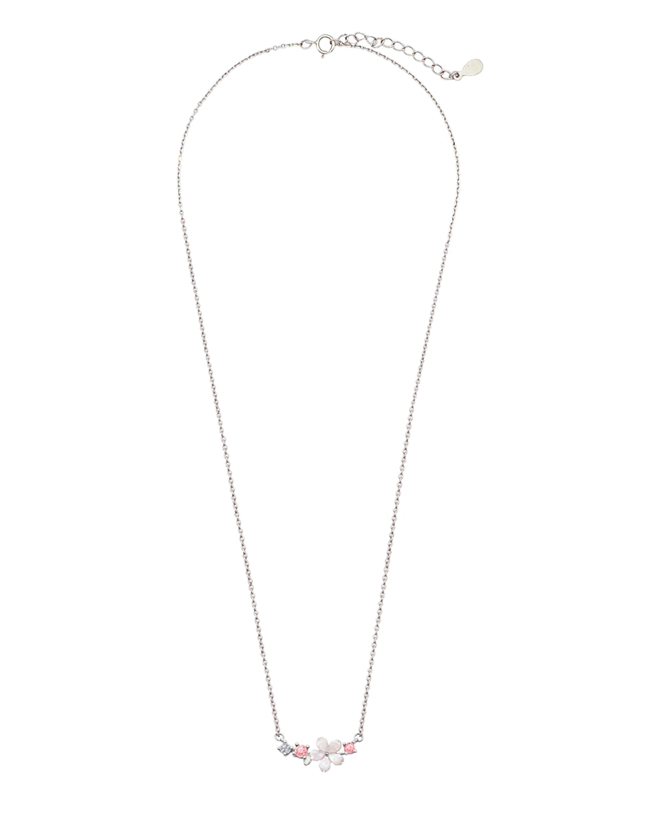 Collar de flor Estacional de plata P 925