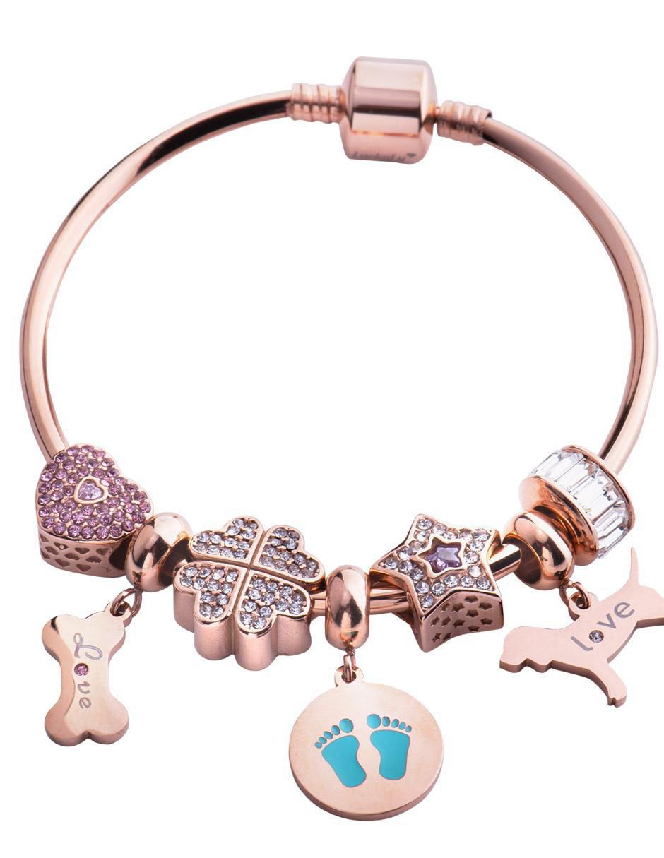 Charm de perro zirconia cúbica 3