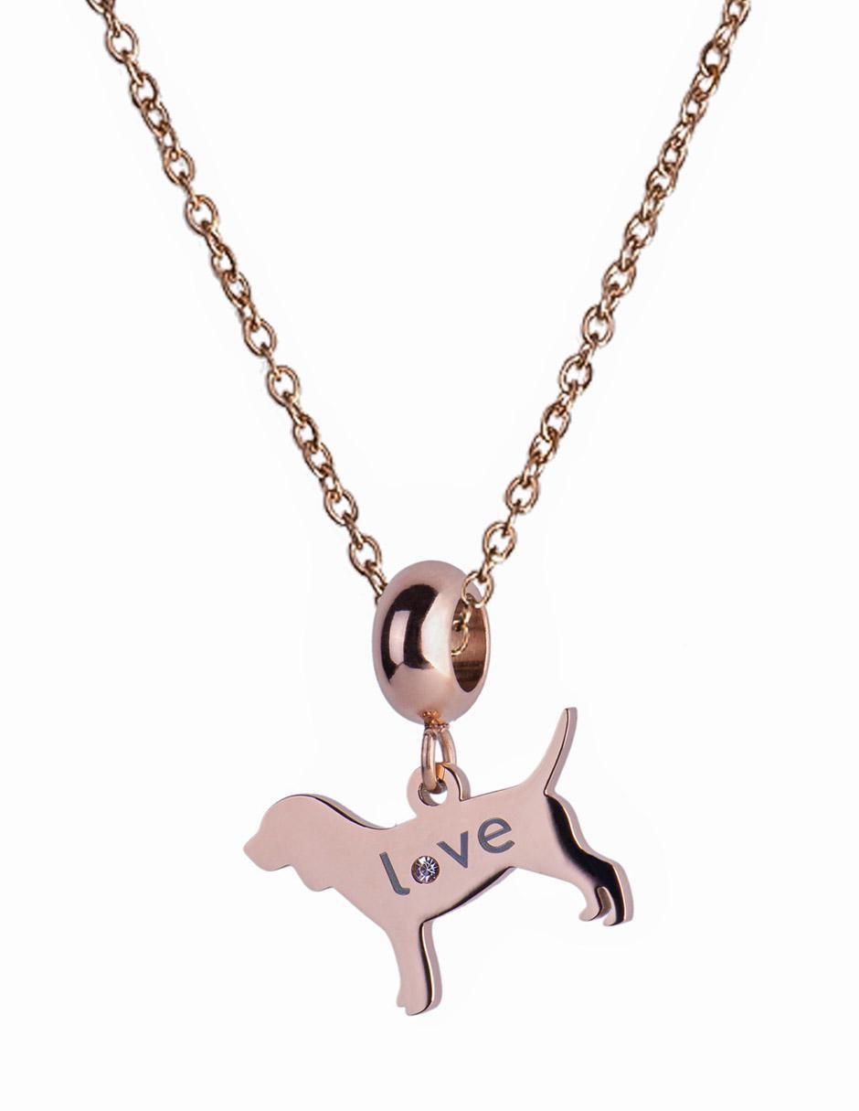 Charm de perro zirconia cúbica 4
