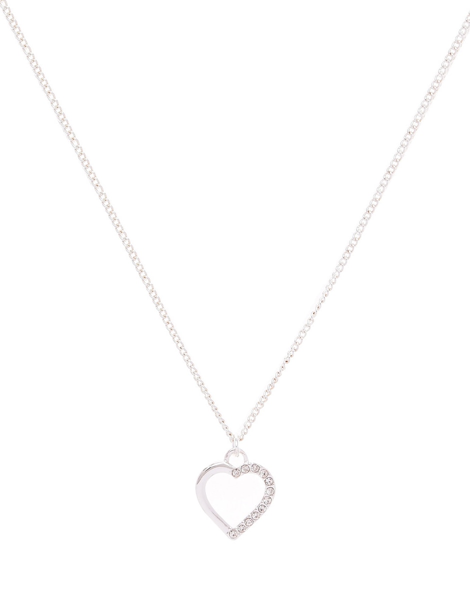 Aretes y collar de corazón fantasía 5