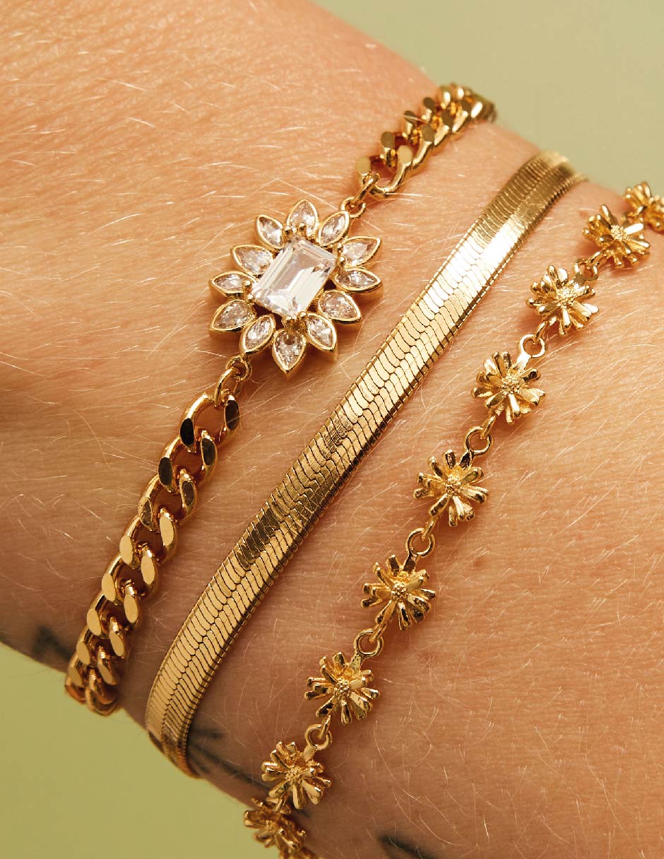 Brazalete de baño de oro Classic 2