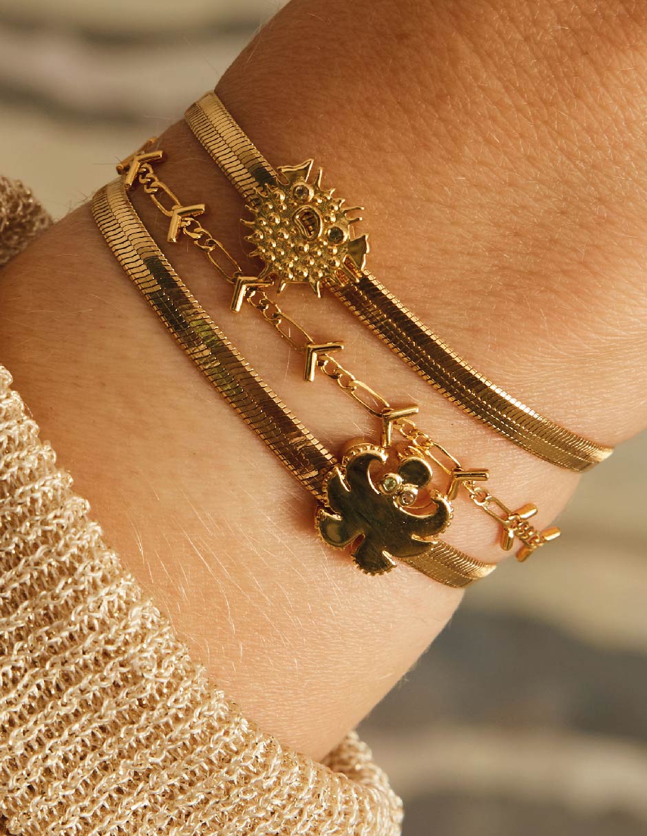 Brazalete de baño de oro Sea Creatures 3