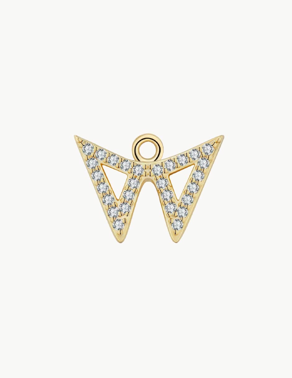 Charm de mariposa circonita