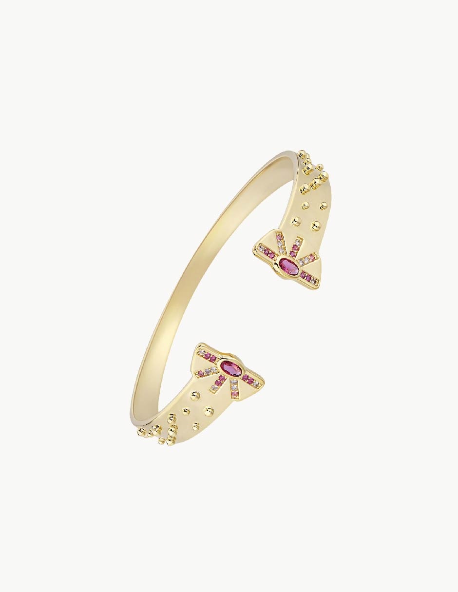 Brazalete de baño de oro Nefertiti