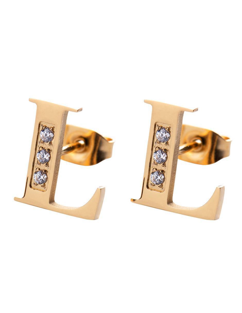 Broqueles con acabado brillante zirconia cúbica Broqueles con acabado brillante zirconia cúbica