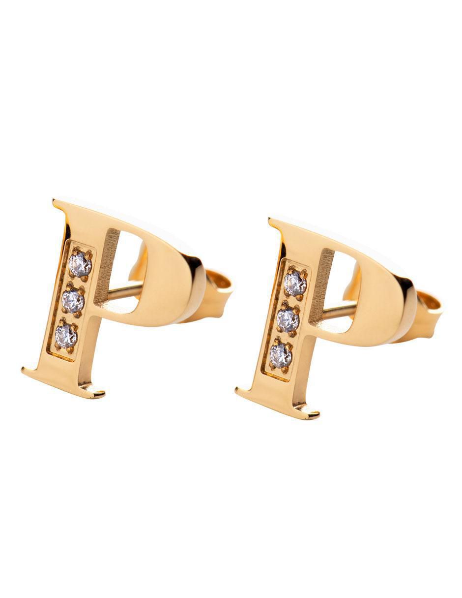 Broqueles con acabado brillante zirconia cúbica Broqueles con acabado brillante zirconia cúbica