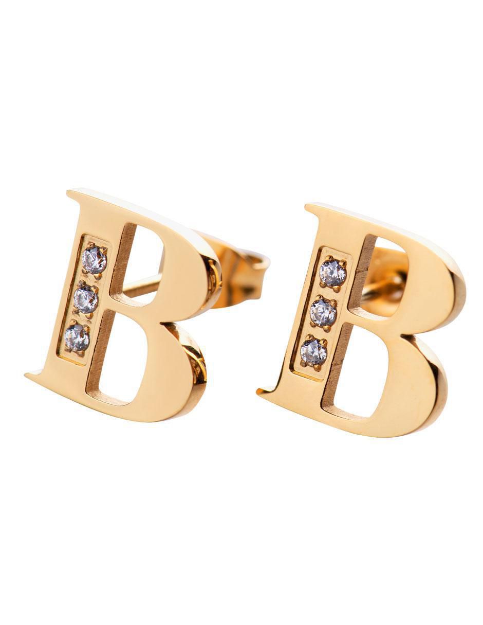 Broqueles con acabado brillante zirconia cúbica Broqueles con acabado brillante zirconia cúbica