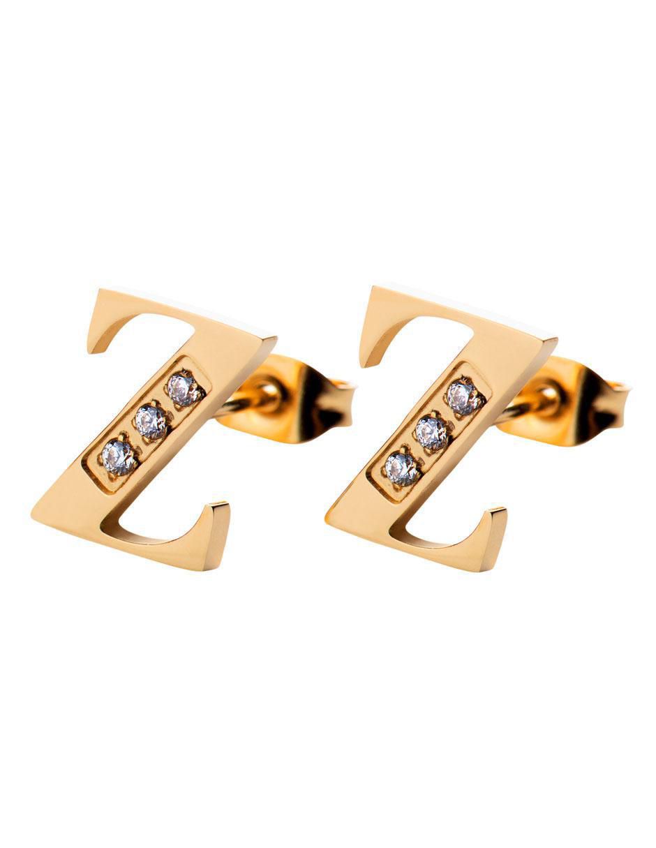 Broqueles con acabado brillante zirconia cúbica Broqueles con acabado brillante zirconia cúbica