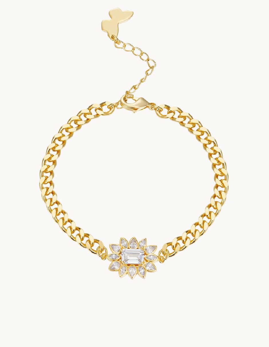 Brazalete de baño de oro Suculenta