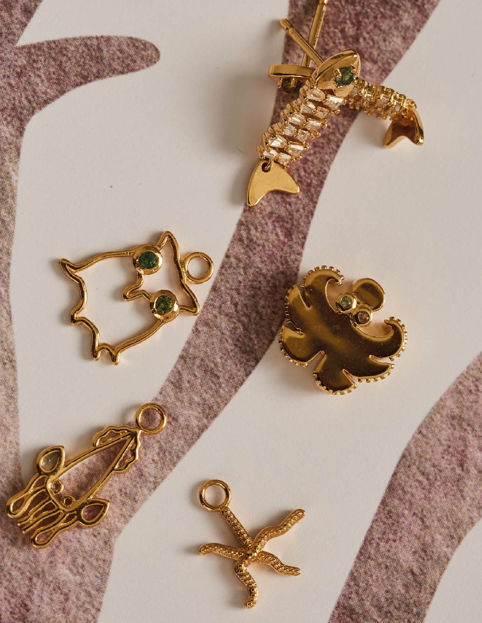 Charm de pulpo sea creatures turmalina 2