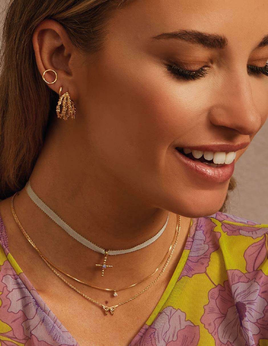 Collar de baño de oro 18 K 2