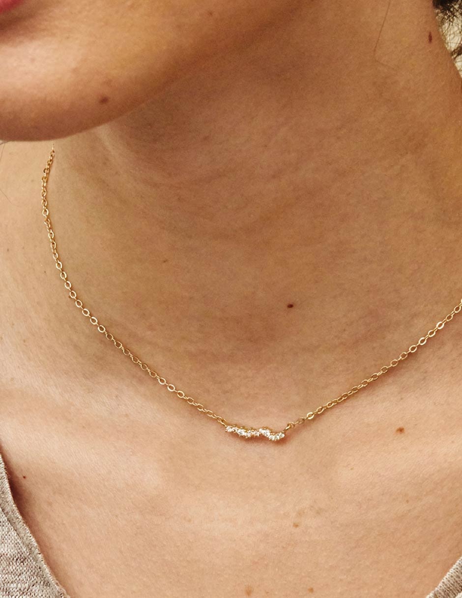 Collar de baño de oro 18 K 2