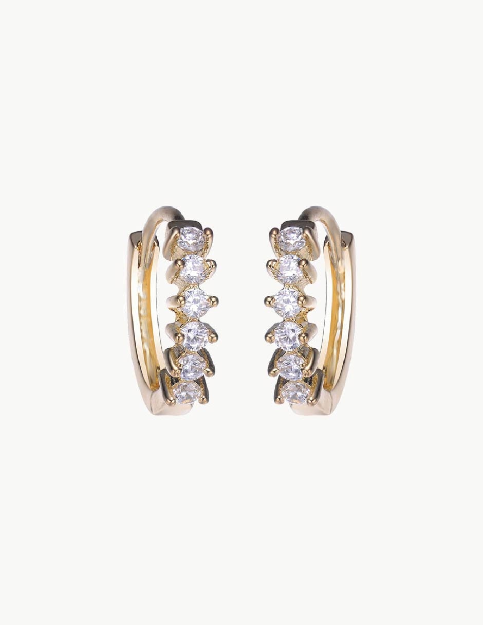 ARETES 100522 BAÑO OR, BLANCO 1
