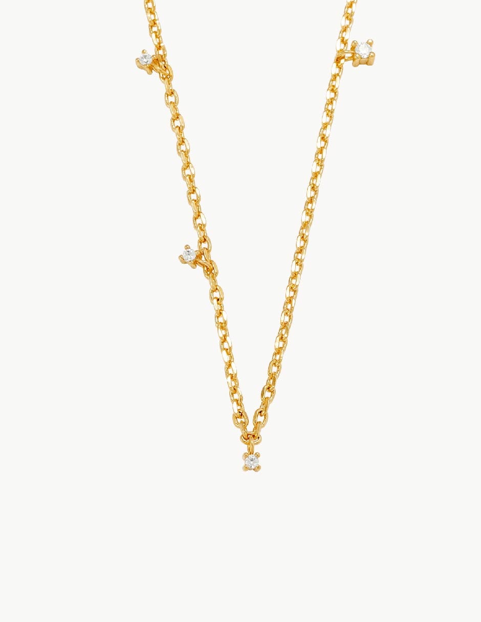 Collar de baño de oro 18 K Collar de baño de oro 18 K