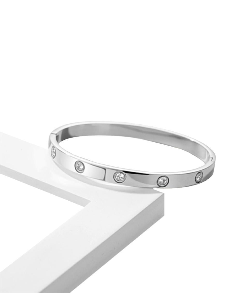 Pulsera clepsidra de acero inoxidable ninguna con acabado acero inoxidable