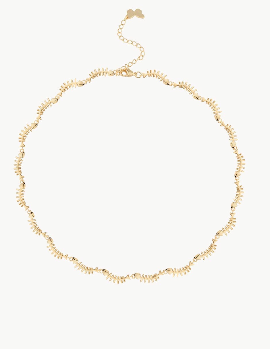 Collar de baño de oro