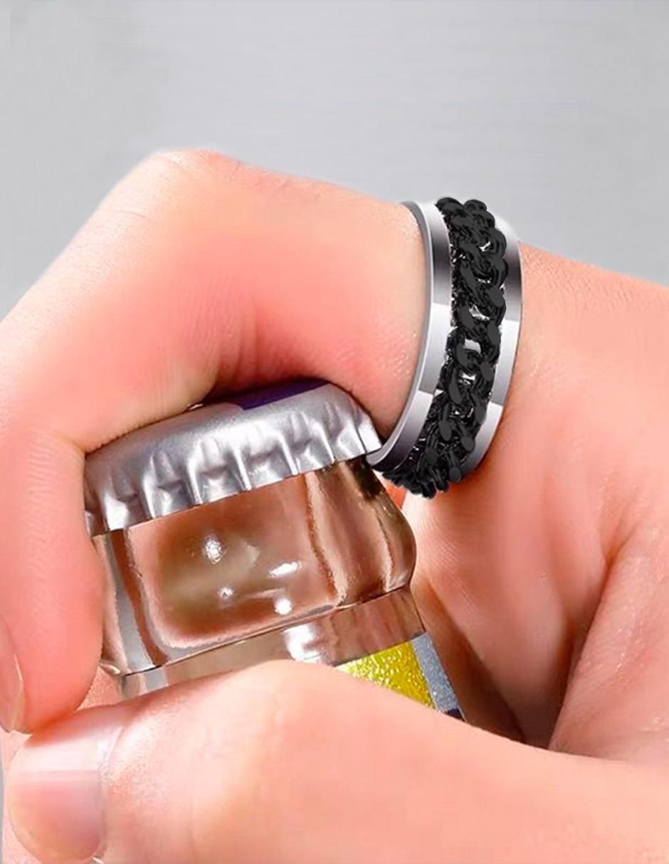 Anillo de cadena brillante 5