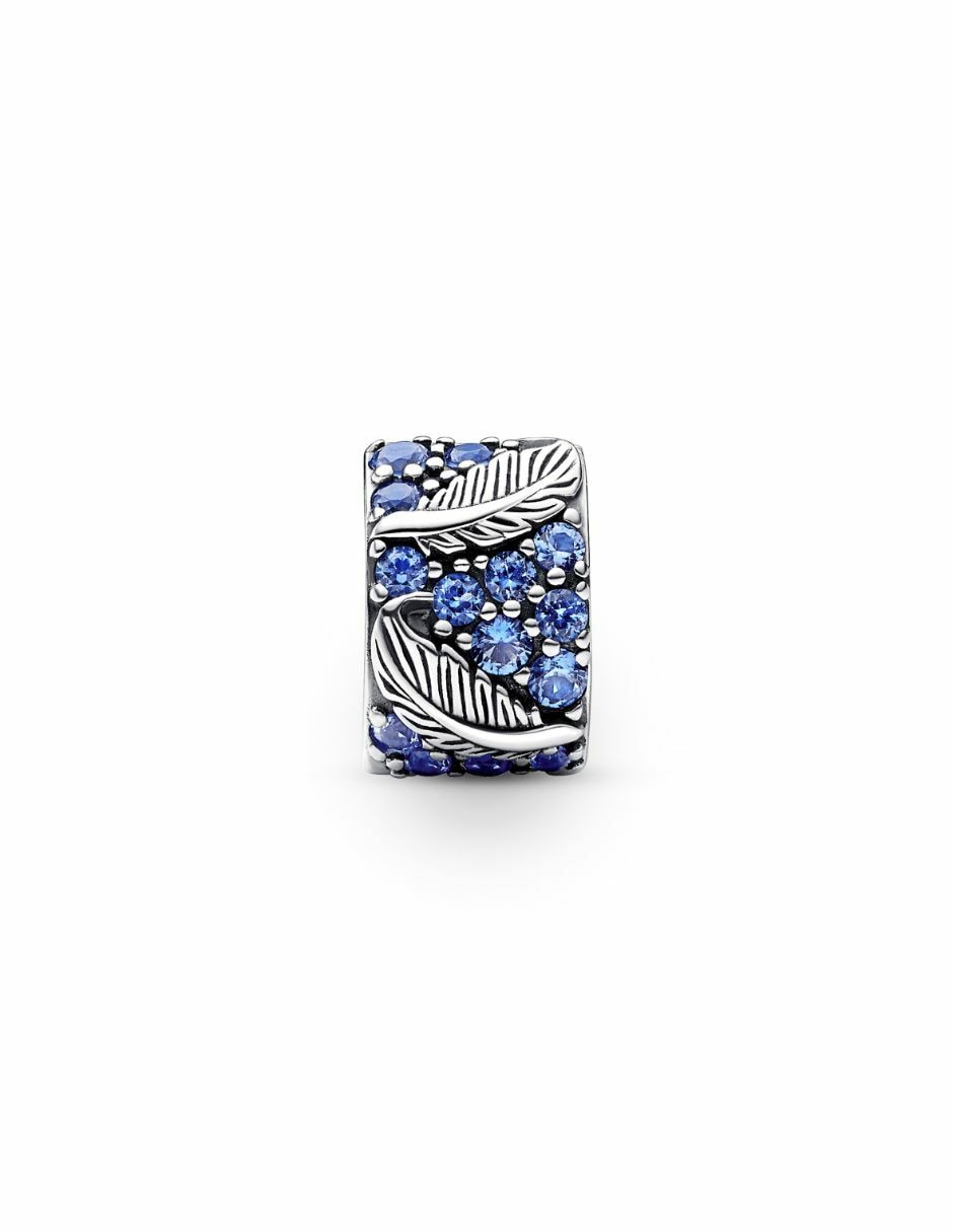 Charm circular moments de plata P 925 cristal 2