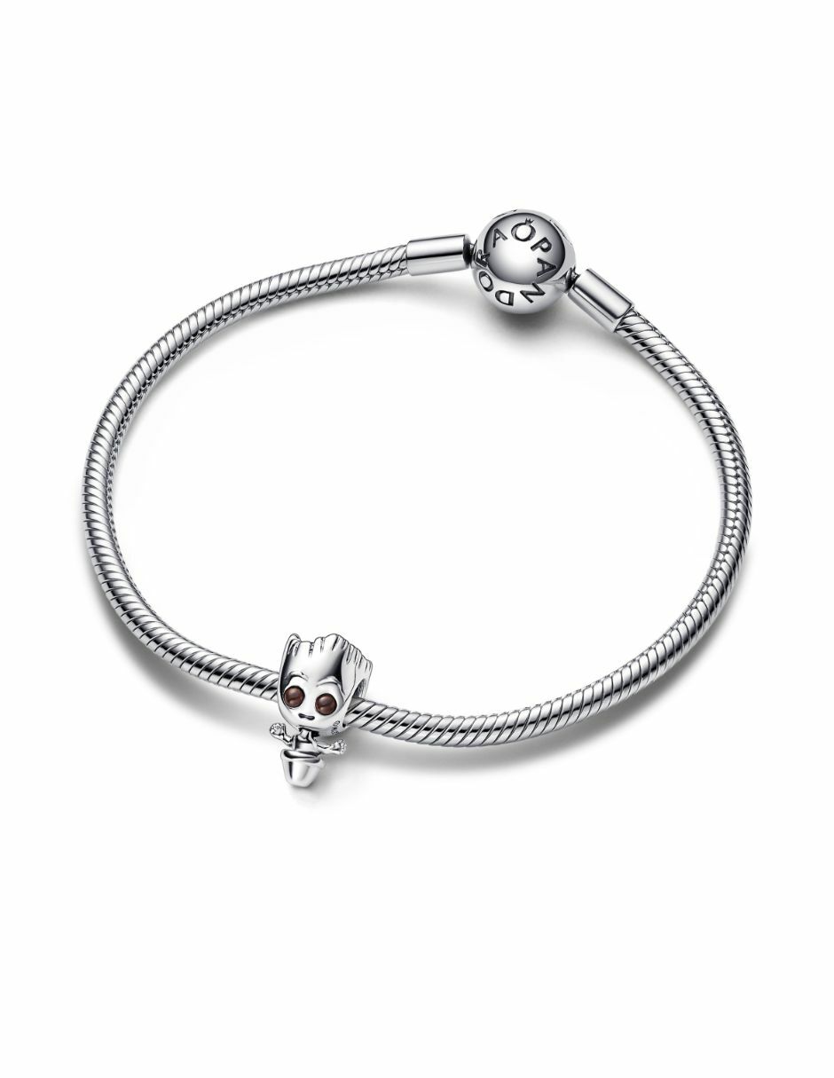 Charm de personaje marvel x de plata P 925 cristal 3
