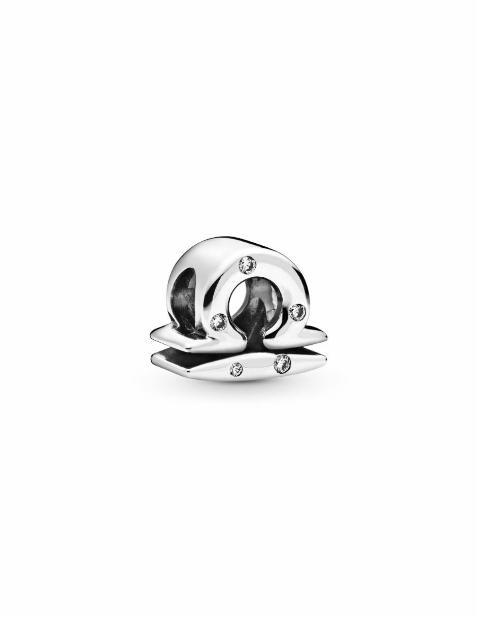 Charm de libra moments de plata P 925 zirconia cúbica