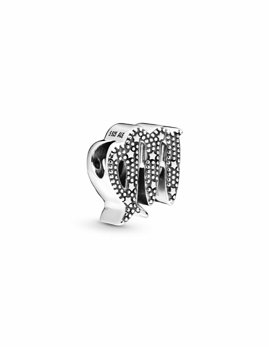 Charm de virgo moments de plata P 925 zirconia cúbica 2