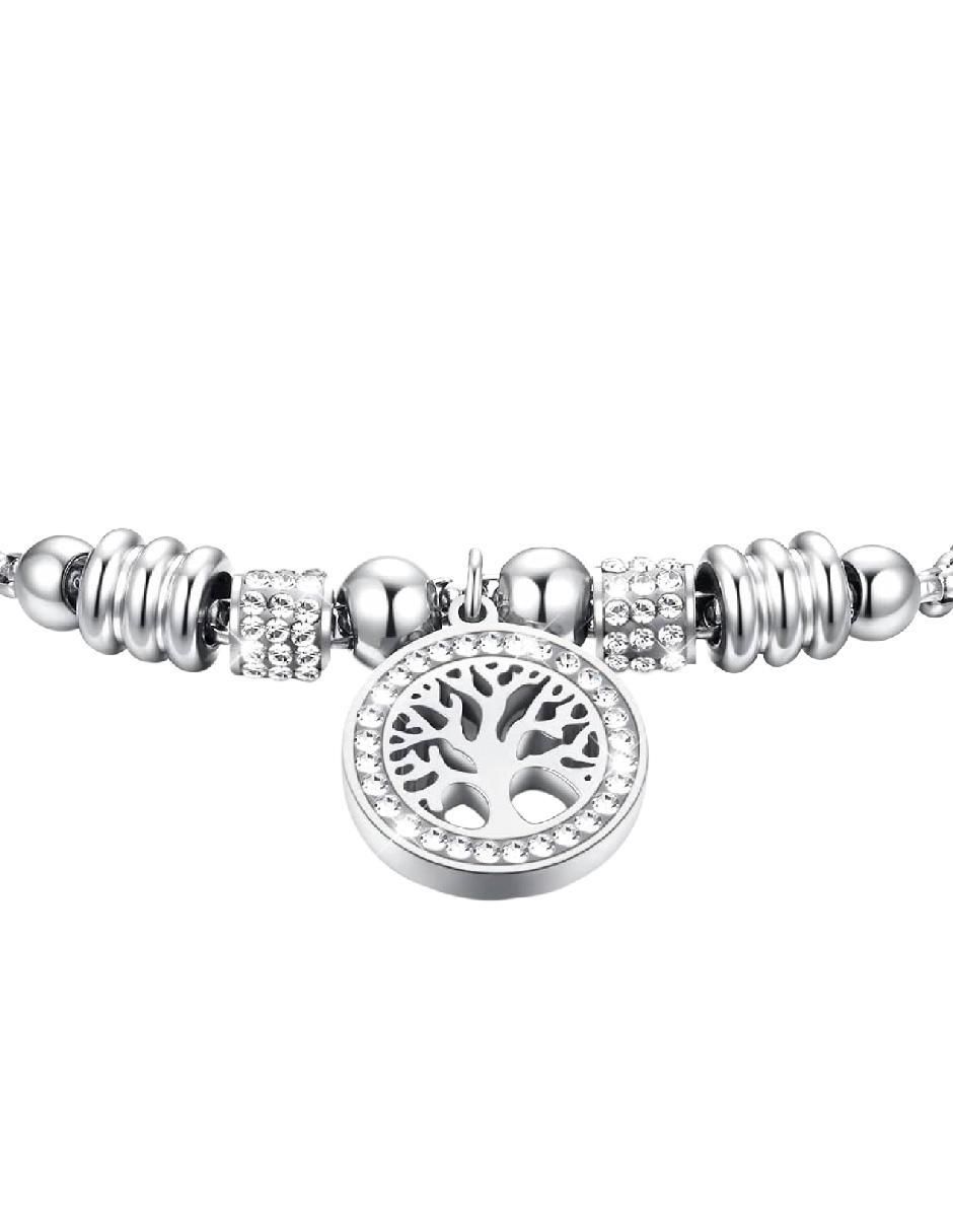 Pulsera clepsidra de acero inoxidable ninguna con acabado acero inoxidable