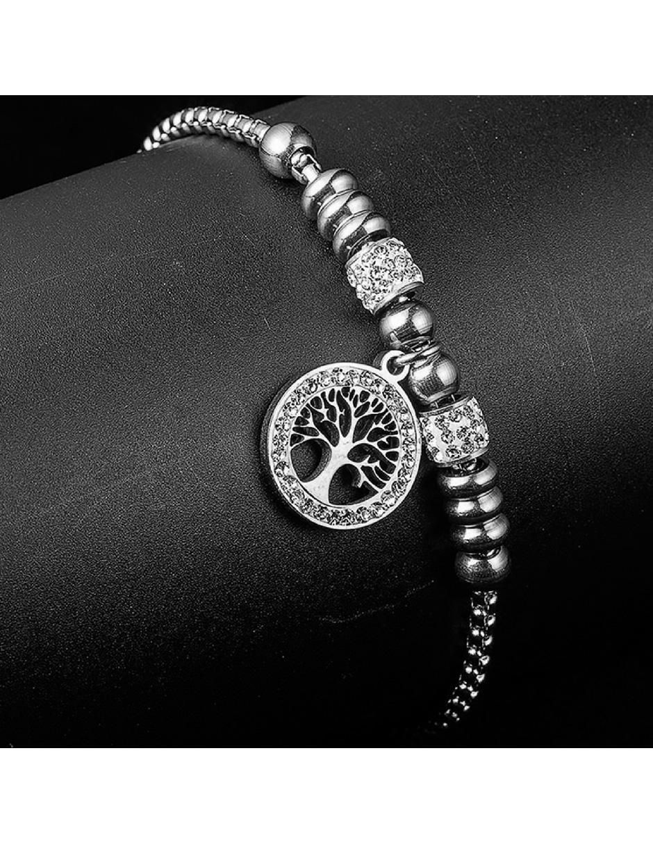 Pulsera clepsidra de acero inoxidable ninguna con acabado acero inoxidable