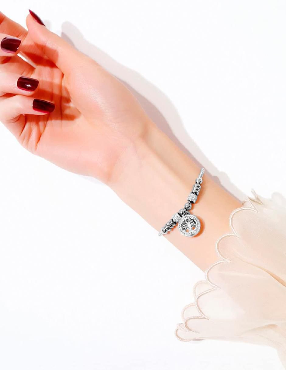 Pulsera clepsidra de acero inoxidable ninguna con acabado acero inoxidable