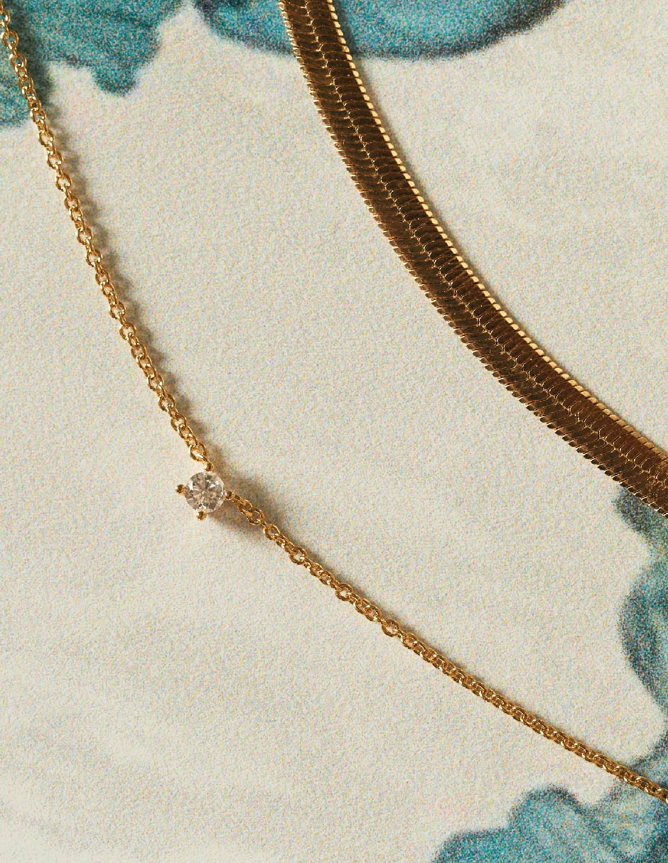 Collar de baño de oro 18 K 2